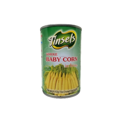 Picture of Baby Corn Canned (TINSEL Whole baby corn in brine - 425gm