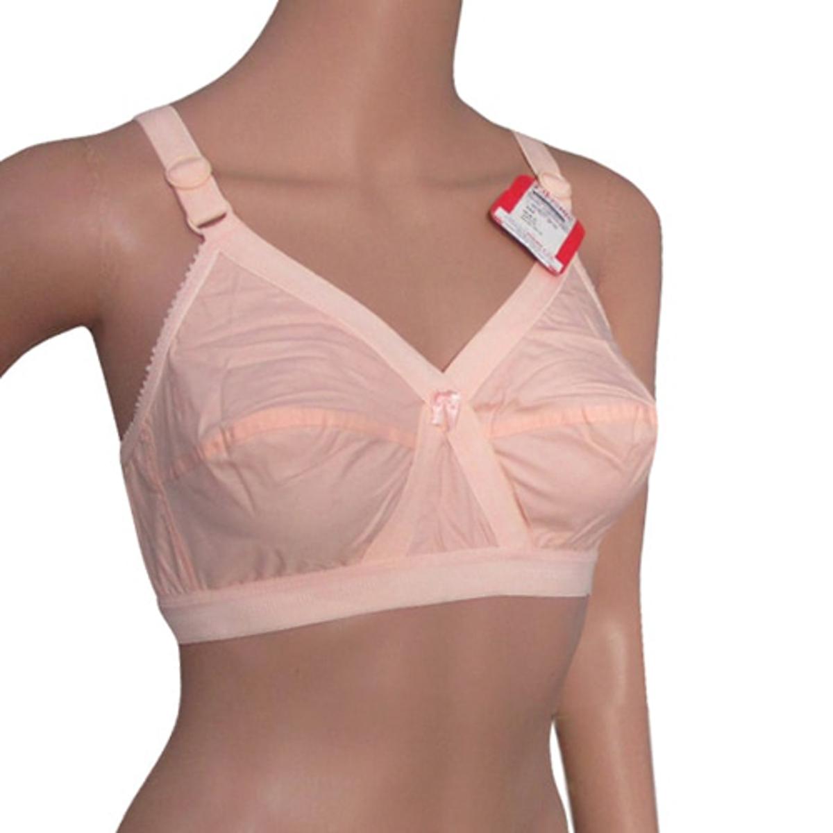 Picture of Pink Color Cotton Bra For Women