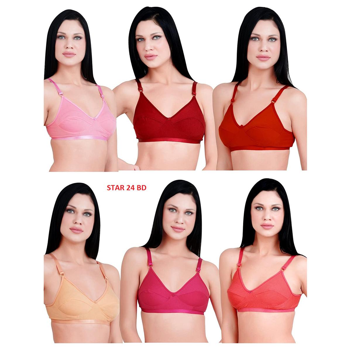 Picture of 100% Cotton Bra For Ladies ( 6 PCS )