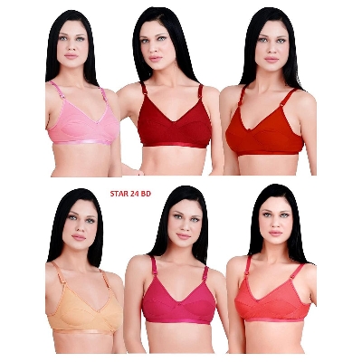 Picture of 100% Cotton Bra For Ladies ( 6 PCS )