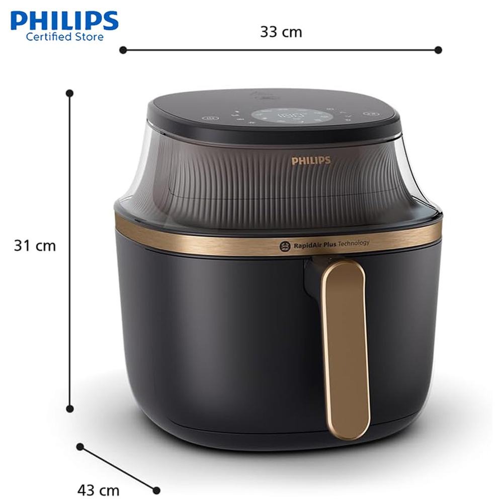Picture of Philips NA332 Airfryer 3000 Series, See-through Cooking Window, Touchscreen, RapidAir Plus Technology 6.2 Ltr