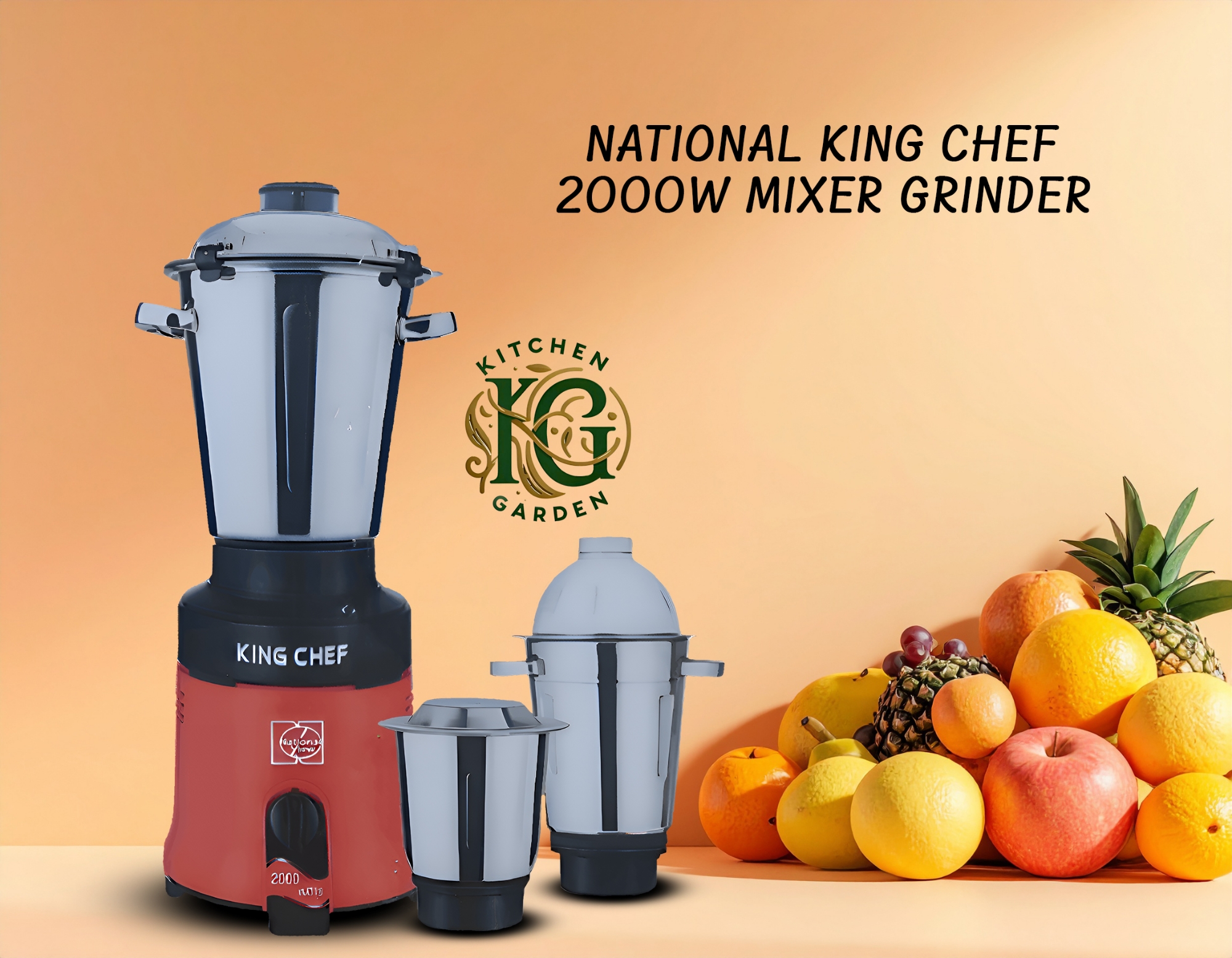 Picture of National King Chef 2000 Watt Blender Powerful Commercial Mixer Grinder