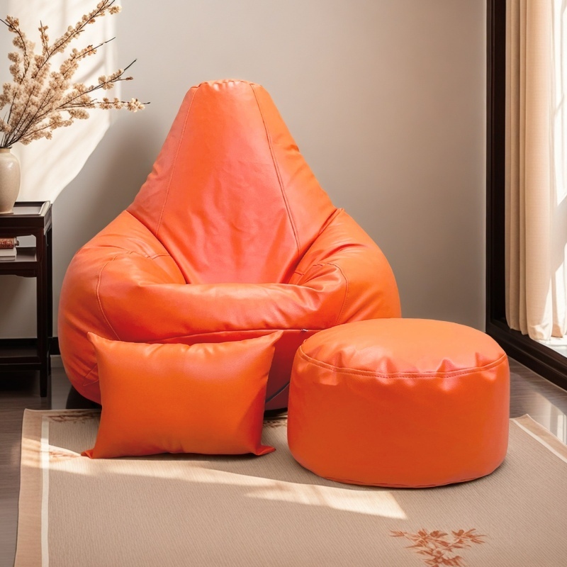 Picture of LAZY DUDE XXXL Combo Beanbag Set - Color Orange