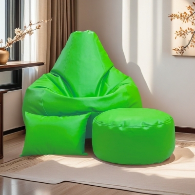 Picture of LAZY DUDE XXXL Combo Beanbag Set - Color Light Green