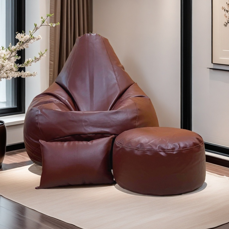 Picture of LAZY DUDE XXXL Combo Beanbag Set - Color Chocolate