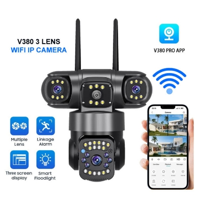 Three Lens Wi-Fi Camera Shajra Martonline shop bangladeshothoba.com