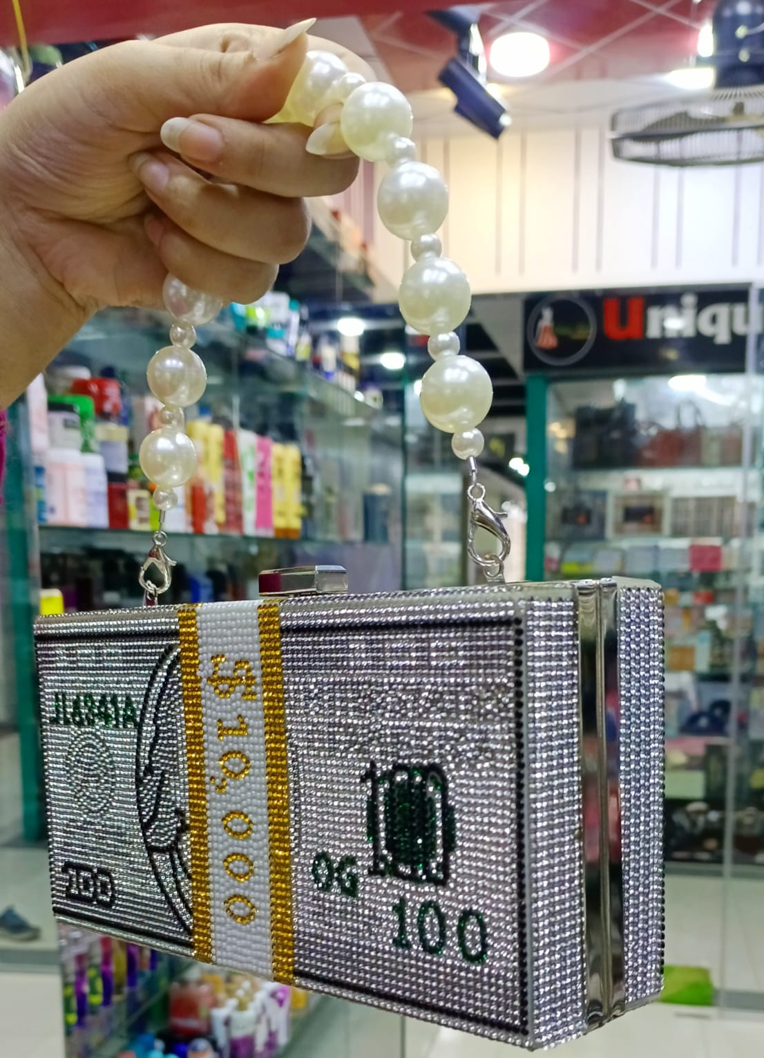 Picture of International China product Fashion Bag light weight ladies bag one chamber stone party bag for female- 1 piece