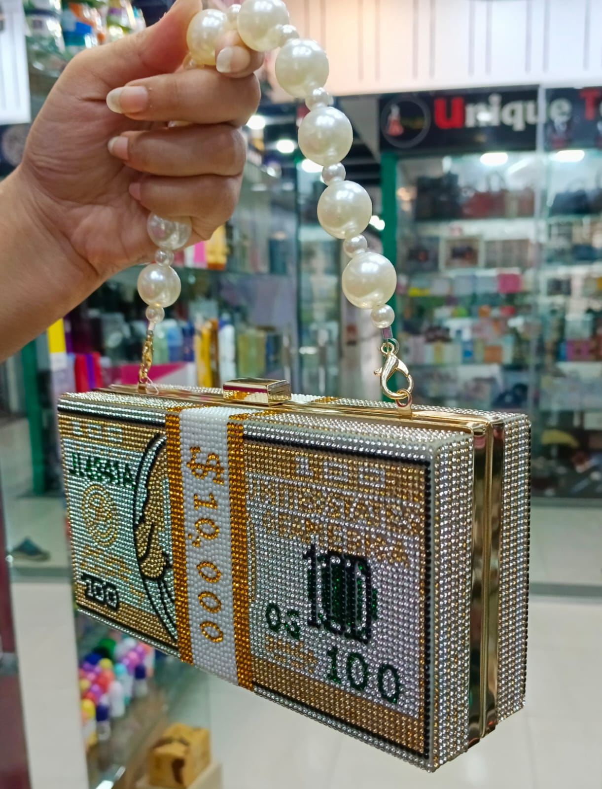 Picture of International China product Fashion Bag light weight ladies bag one chamber stone party bag for female- 1 piece