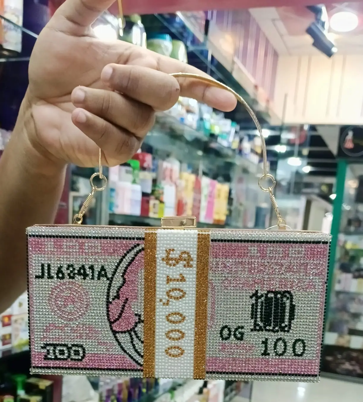 Picture of International China product Fashion Bag light weight ladies bag one chamber stone party bag for female- 1 piece