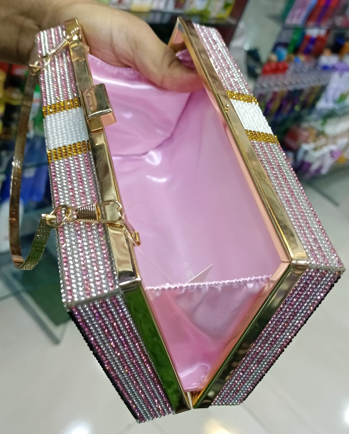 Picture of International China product Fashion Bag light weight ladies bag one chamber stone party bag for female- 1 piece