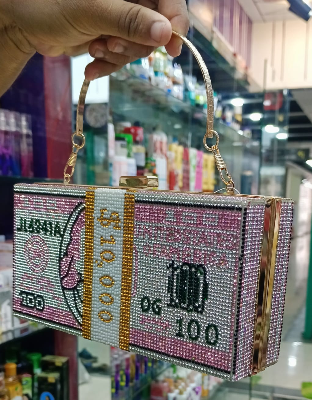 Picture of International China product Fashion Bag light weight ladies bag one chamber stone party bag for female- 1 piece