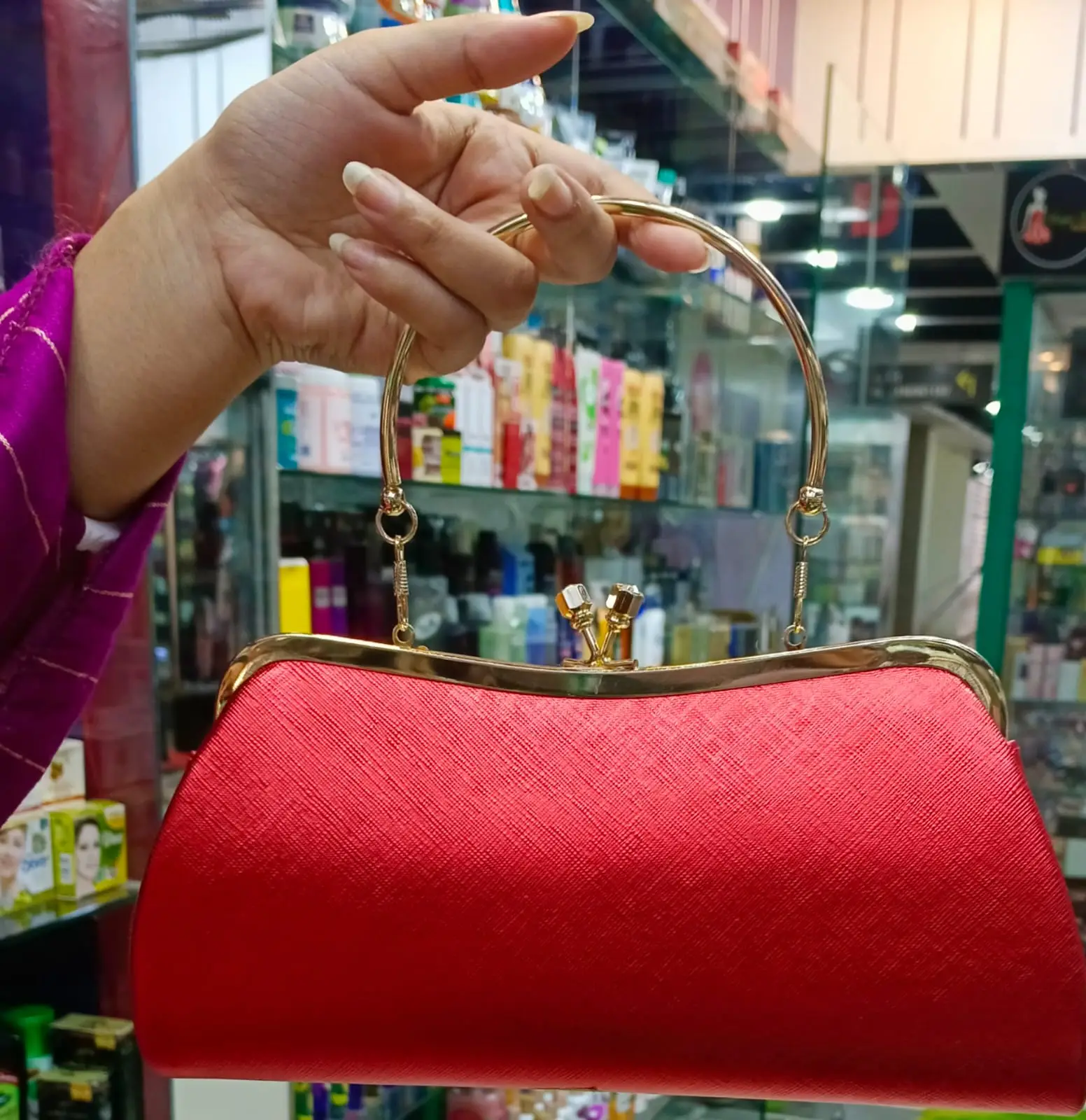 Picture of International China product Fashion Bag light weight ladies bag one chamber stone party bag for female- 1 piece