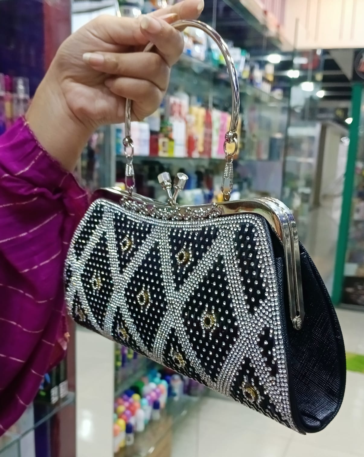 Picture of International China product Fashion Bag light weight ladies bag one chamber stone party bag for female- 1 piece