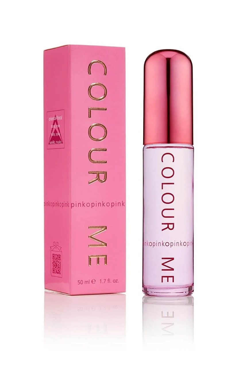 Picture of 50 ml Colour Me Pink Body perfume party scent International UAE product Used for female