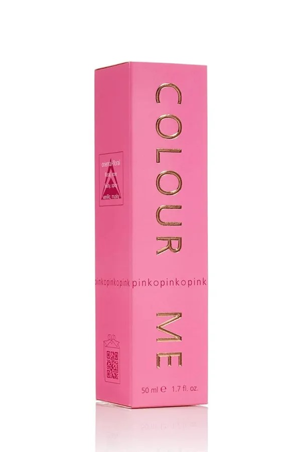 Picture of 50 ml Colour Me Pink Body perfume party scent International UAE product Used for female