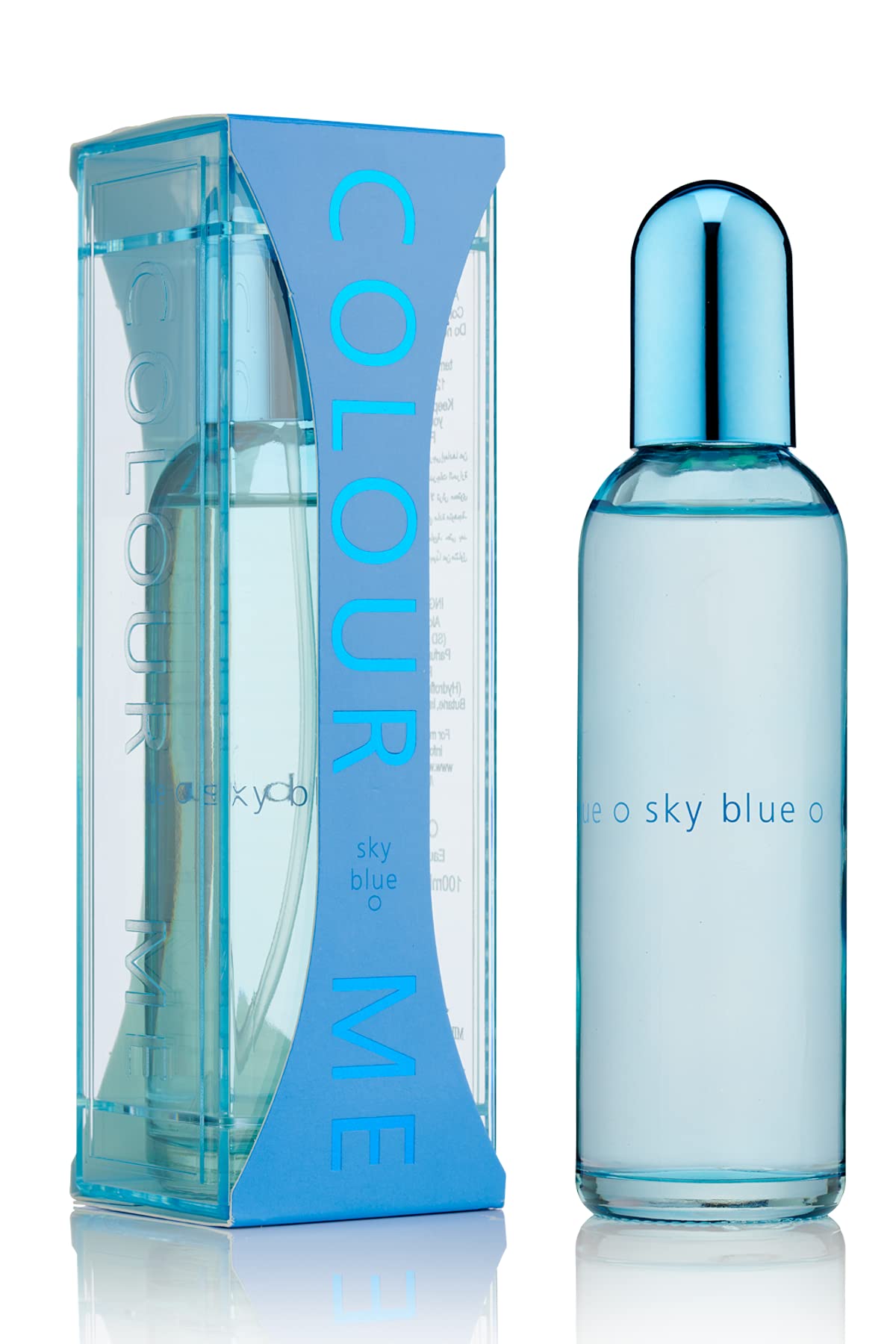 Picture of 100 ml Colour Me Sky Blue Body perfume party scent International England product Used for female