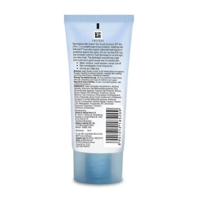 Picture of 100% Original Neutrogena Ultra Sheer Dry-Touch Sunblock SPF50+ 88ml