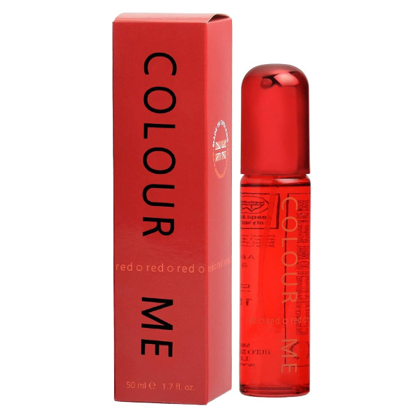 Picture of 50 ml Colour Me Red Body perfume party scent International England product Used for female