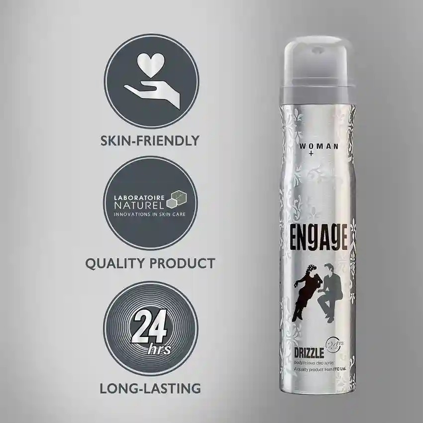 Picture of 150ml Indian product Engage Drizzle Deodorant Body Spray Women