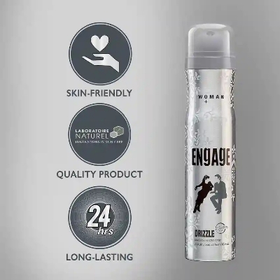 Picture of 150ml Indian product Engage Drizzle Deodorant Body Spray Women