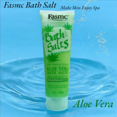 Picture of 380 gm International PRC product Fasmc bath salts body massage scrub Aloe vera bath salts