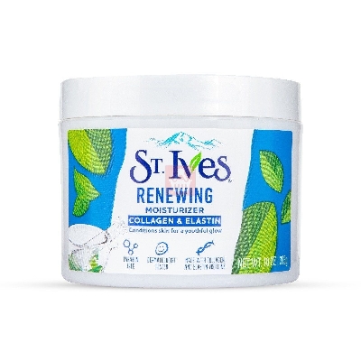 Picture of 283 GM St. Ives cream Renewing moisturizer collagen & Elastin scrub International USA product used for male / female