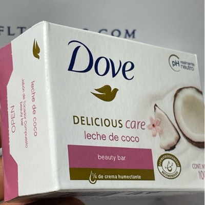Picture of 135 gm Dove Delicious care Coconut milk Body Soap International Europe Country product used for male/female
