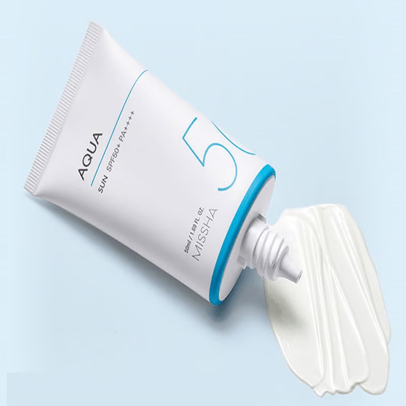 Picture of 50 ml Korean product Sunscreen Missha All Around Safe Block Aqua Sun SPF50+ /PA++++