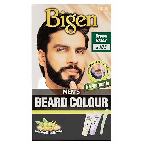 Picture of 20 GM+ 20 GM Bigen men's Beard colour brown black shade no 102 used for male International Thailand product