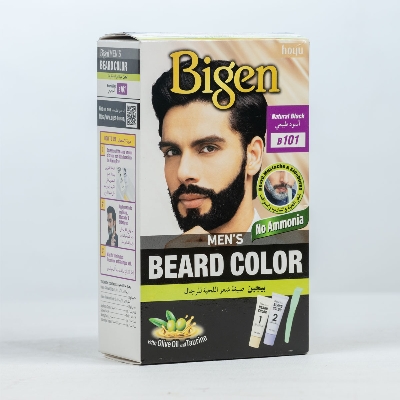 Picture of 40 GM+ 40 GM Bigen men's hair colour natural black shade no 101