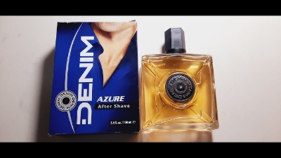 Picture of 100 ml Denim Azure after shave used for male International UAE product