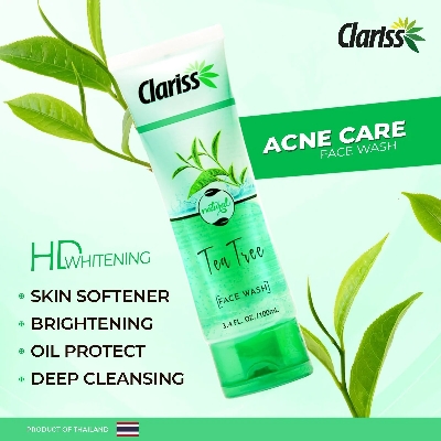 Picture of 100 ml Skin care Clariss Tea Tree face wash International Thailand product used for male/female