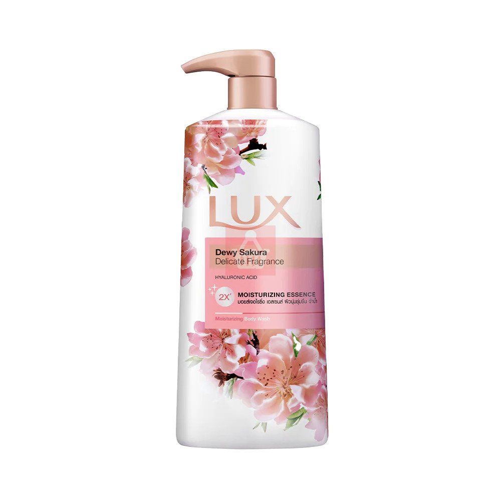 Picture of 500 ml Skin care Lux Dewy Sakura shower gel International Thailand product used for male / female
