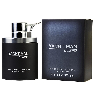 Picture of 100 ml Yacht man Black Body perfume party scent International UAE product used for male