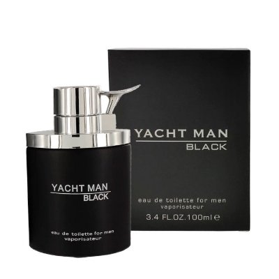 Picture of 100 ml Yacht man Black Body perfume party scent International UAE product used for male