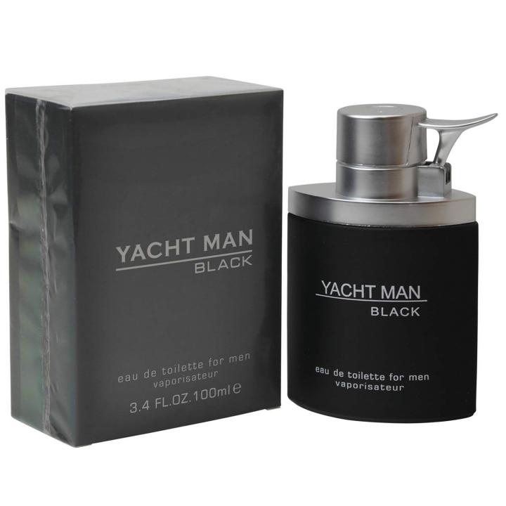Picture of 100 ml Yacht man Black Body perfume party scent International UAE product used for male