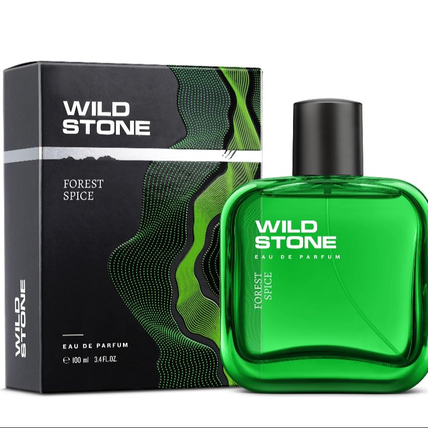 Picture of 100 ml Wild stone Forest Spice Body perfume party scent Indian product used for male