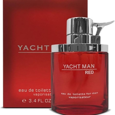 Picture of 100 ml Yacht man Red Body perfume party scent International UAE product used for male