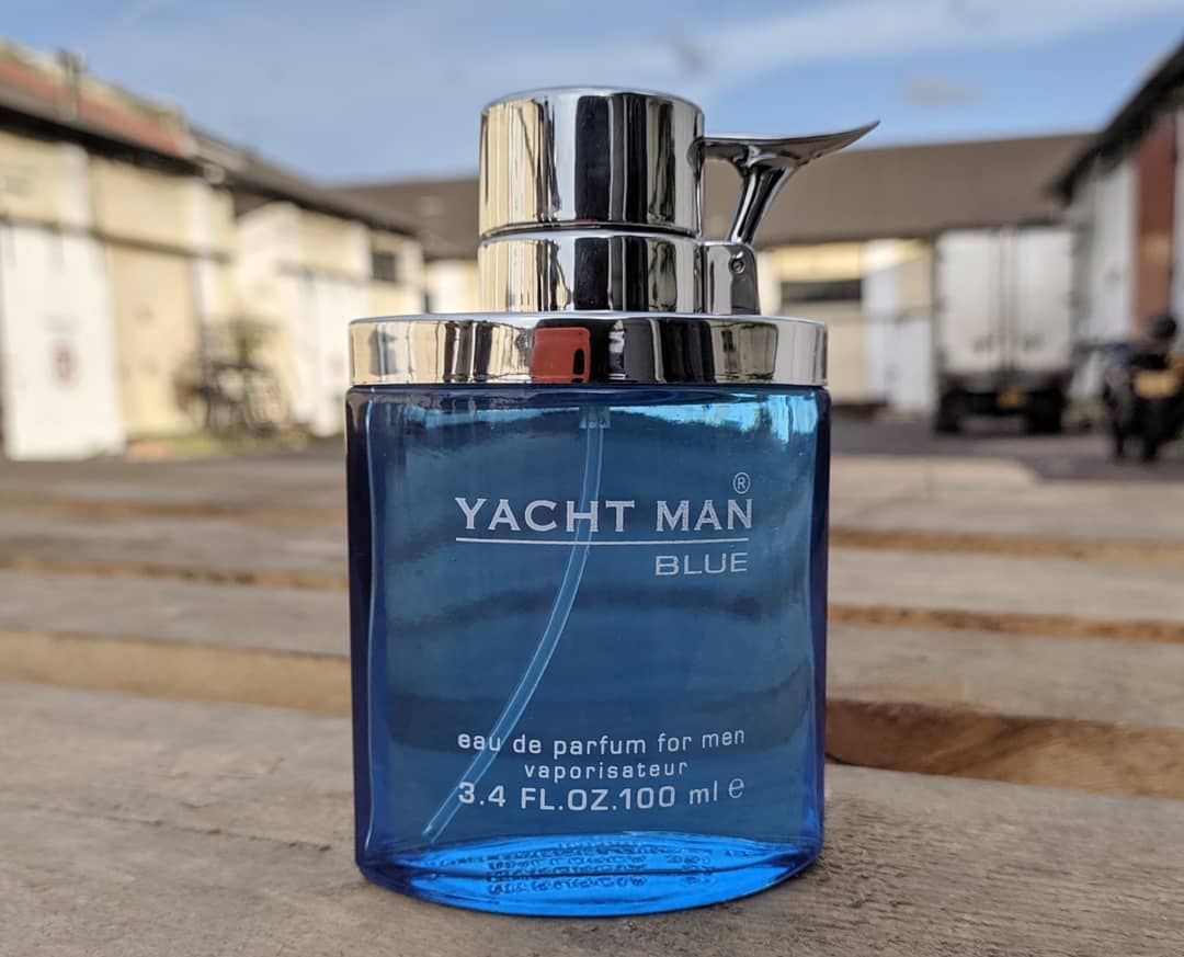 Picture of 100 ml Yacht man Blue Body perfume party scent International UAE product used for male