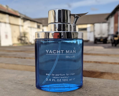 Picture of 100 ml Yacht man Blue Body perfume party scent International UAE product used for male