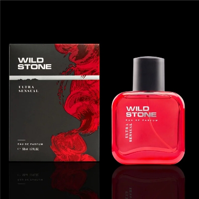 Picture of 50 ml Wild stone Ultra Sensual Body perfume party scent Indian product used for male