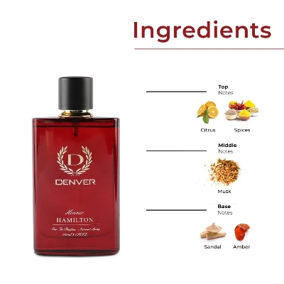 Picture of 100 ml Denver Honour HAMILTON Body perfume party scent Indian product Used for male