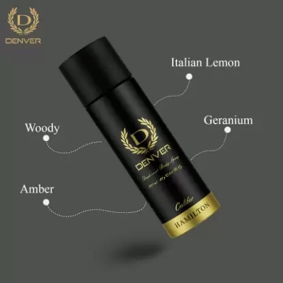 Picture of 165 ml Denver HAMILTON Caliber Body Spray Indian product Used for male