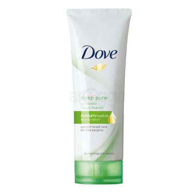 Picture of 100 gm Dove deep pure facial cleanser International Indonesian product used for male female
