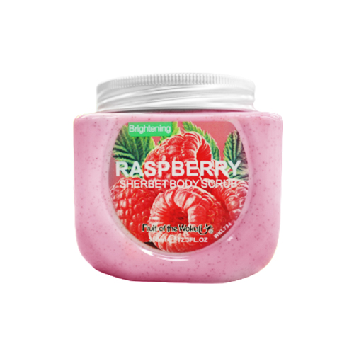 Picture of International European product Body care Brightening Raspberry body scrub used for male/female - 350 ml