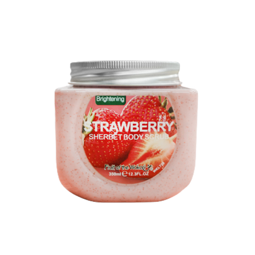 Picture of International European product Body care Brightening Strawberry body scrub used for male/female - 350 ml