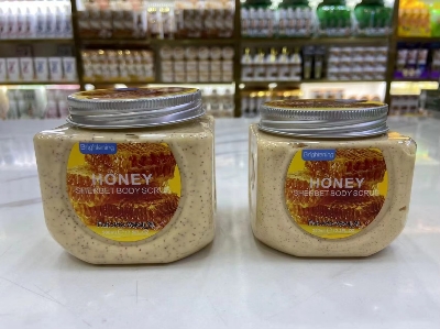 Picture of International European product Body care Brightening Honey body scrub used for male/female - 350 ml
