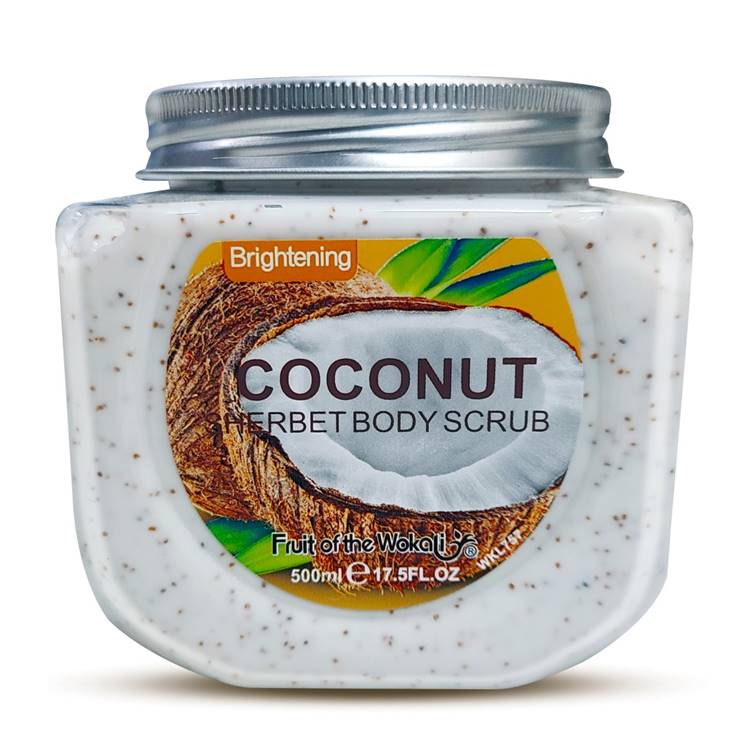 Picture of International European product Body care Brightening Coconut body scrub used for male/female - 350 ml