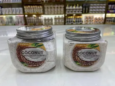 Picture of International European product Body care Brightening Coconut body scrub used for male/female - 350 ml