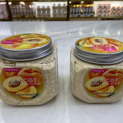 Picture of International European product Body care Brightening Apricot body scrub used for male/female - 350 ml